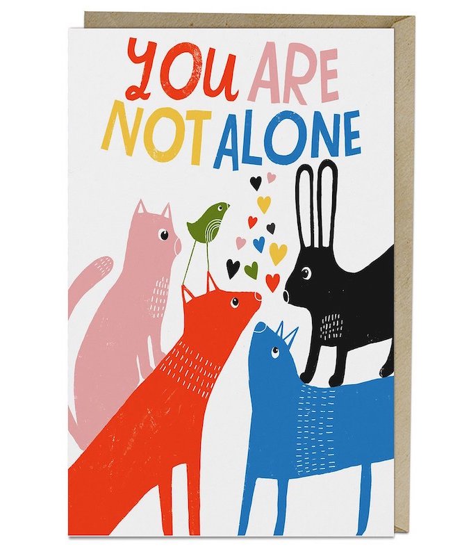You Are Not Alone - Co-Worker Care Card