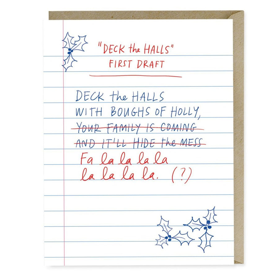 Family Is Coming - Holiday encouragement card