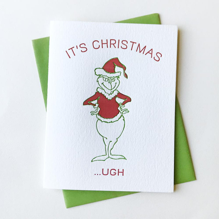 The Grinch - Holiday encouragement card