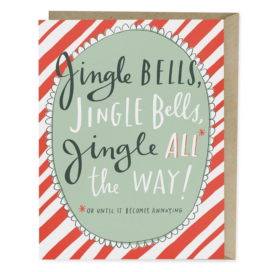 Jingle Bells  - Holiday encouragement card