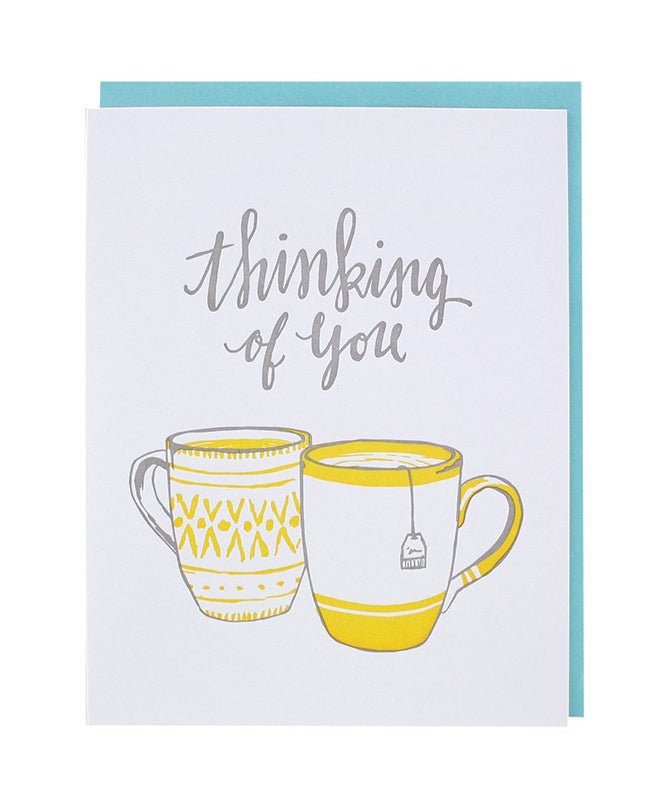 Teacups - Missing You Friend Card